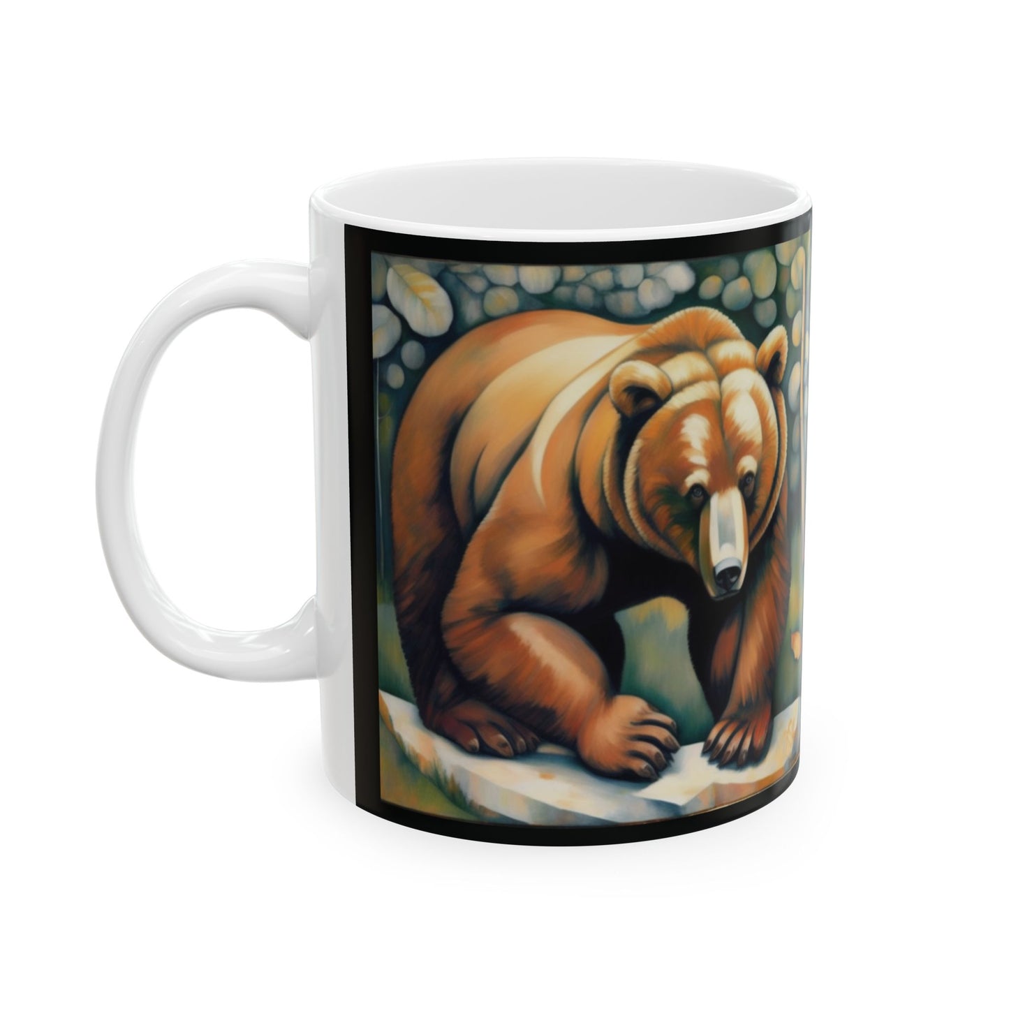 Bear Coffee Mug Tea Ceramic Cup 11oz