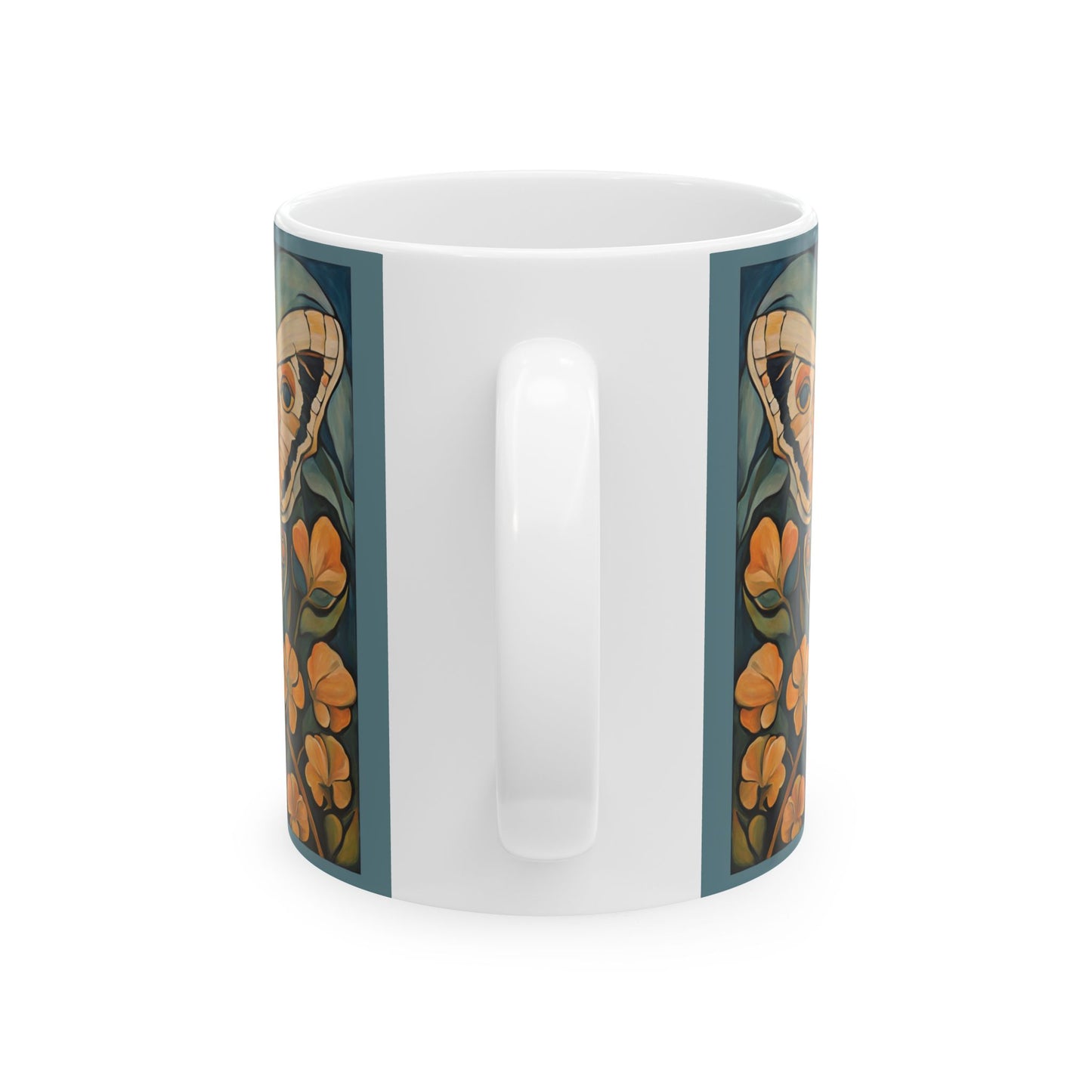 Moth Art Coffee Mug, Insect Lover Tea Cup, Nature Inspired Drinkware, Bug Enthusiast Gift, Unique Kitchen Decor, 11oz 15oz Ceramic Mug