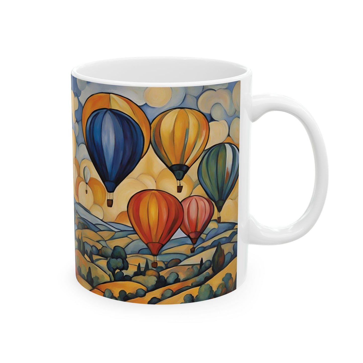 Hot Air Balloons Coffee Mug 11oz Art Cup Mug 11oz