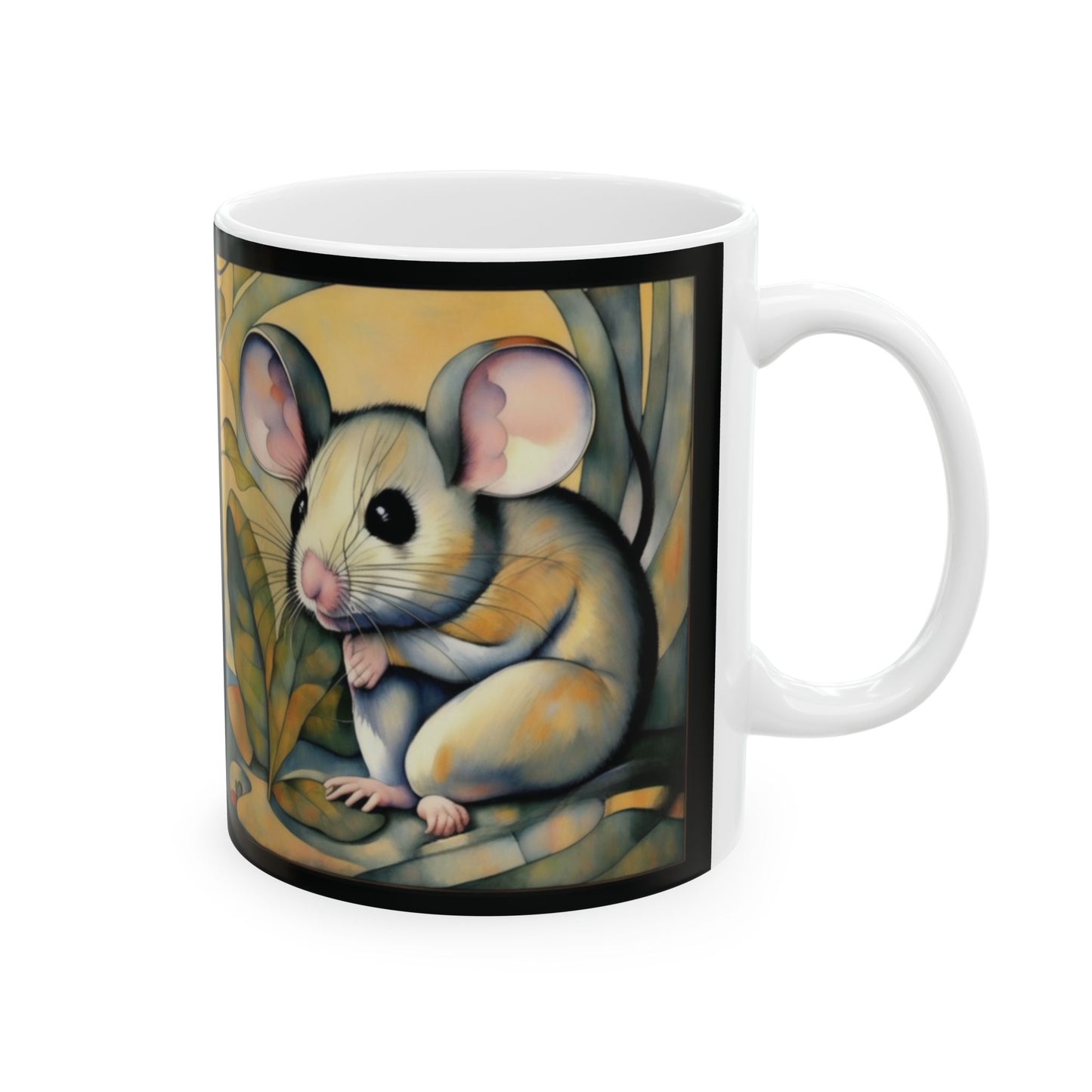 Mouse Coffee Mug Tea Ceramic Cup 11oz