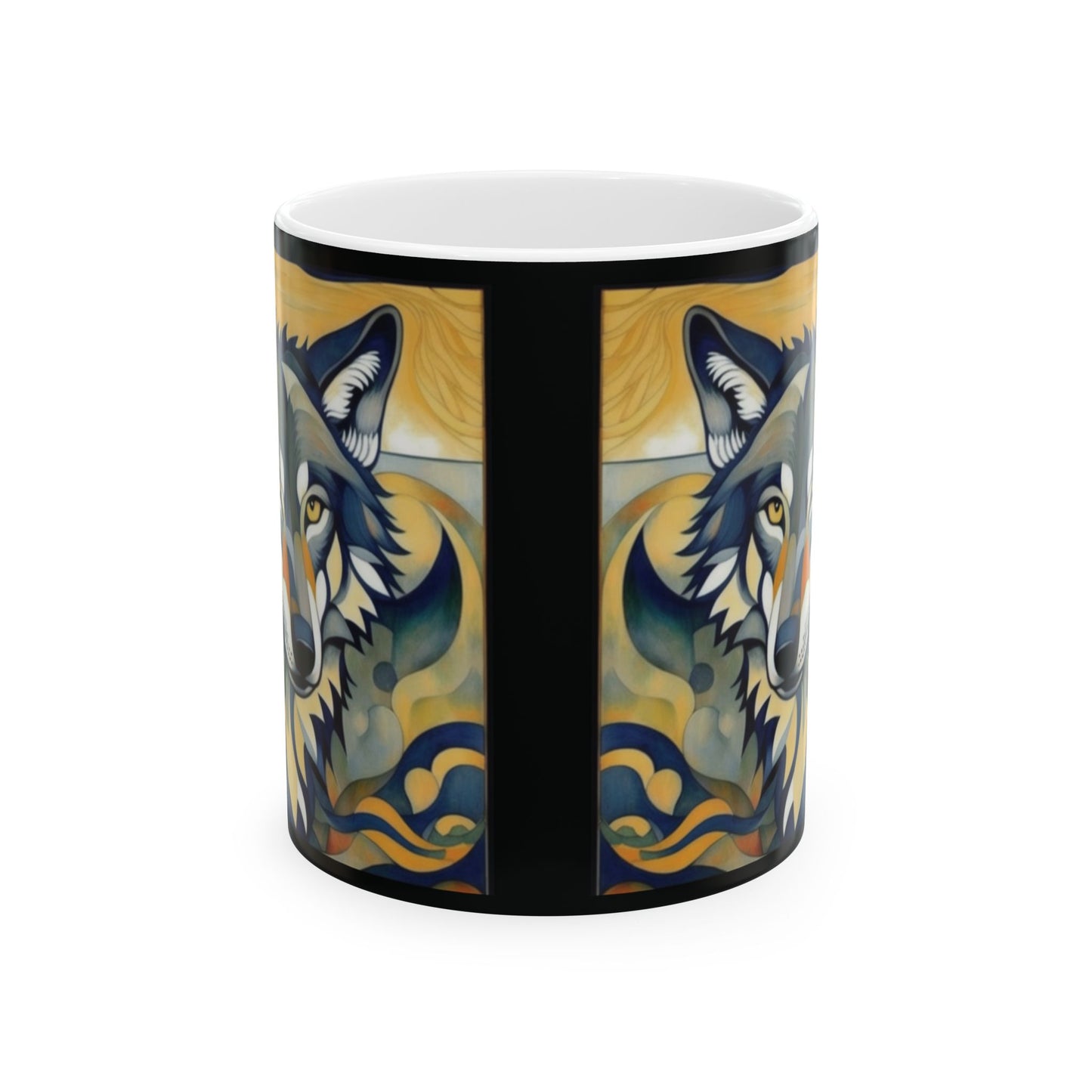 Wolf Coffee Mug Tea Ceramic Cup 11oz