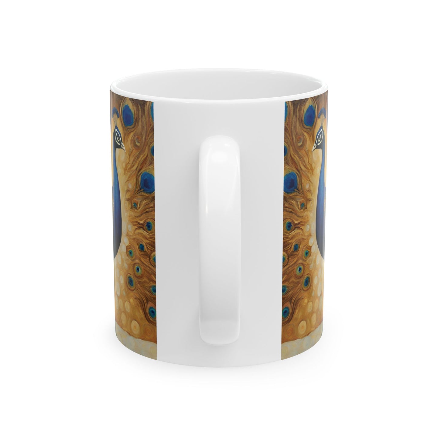 Peacock Art Ceramic Coffee Mug 11oz Mug