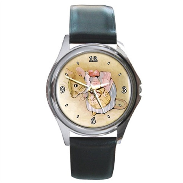 Tale of Mrs Tittlemouse Art Watch Round Unisex Wristwatch