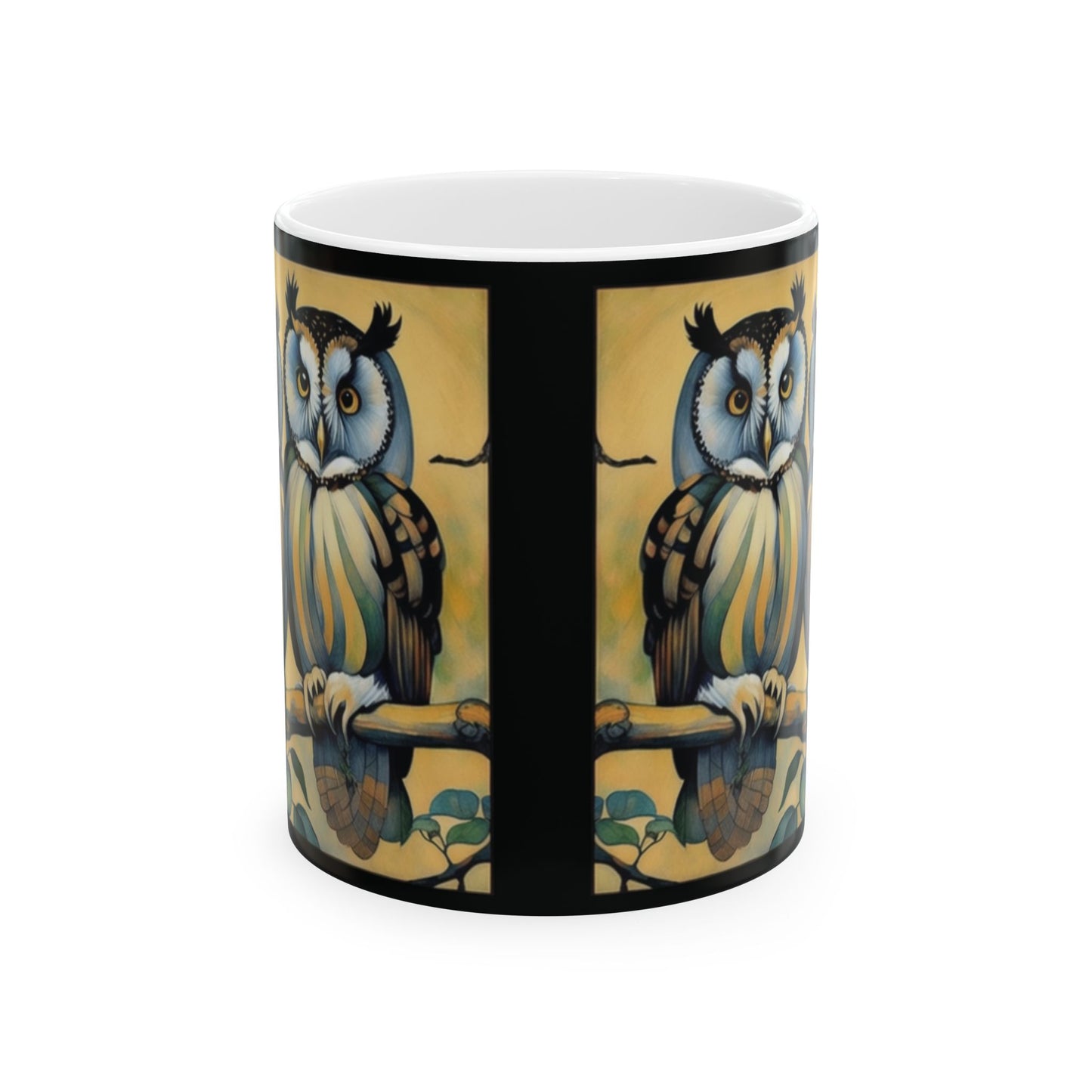Owls Coffee Mug Tea Ceramic Cup 11oz