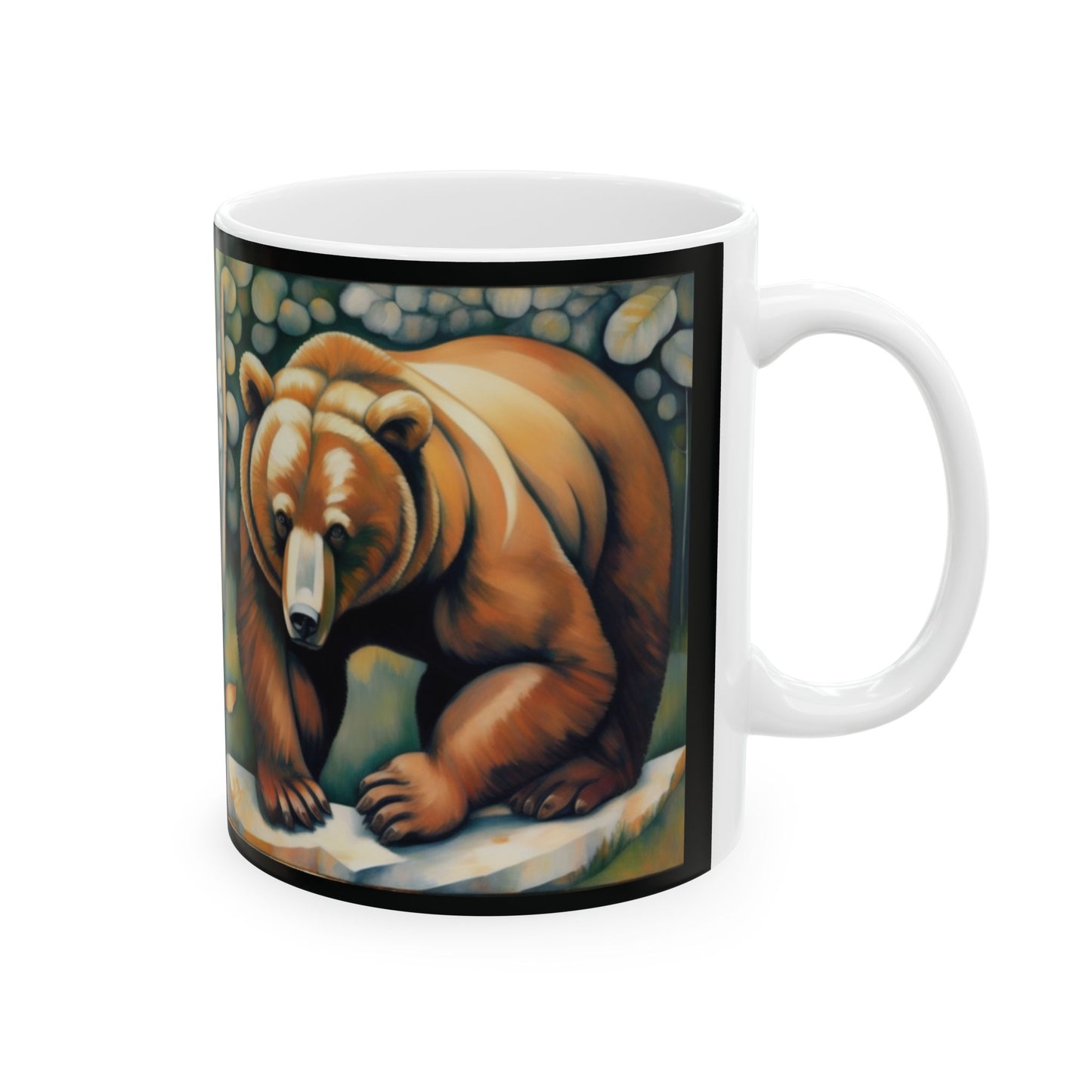 Bear Coffee Mug Tea Ceramic Cup 11oz
