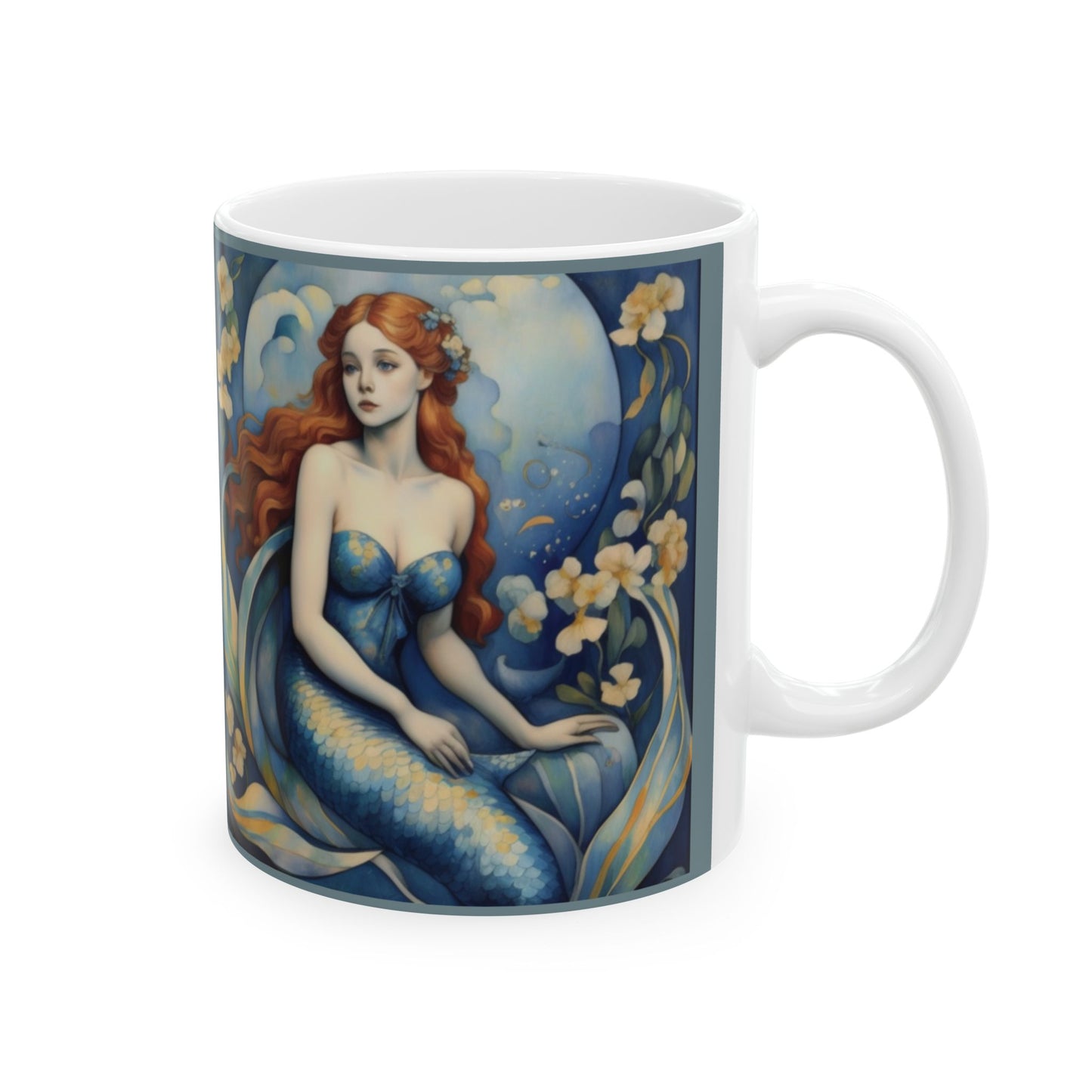 Mermaid Coffee Mug Tea Ceramic 11oz