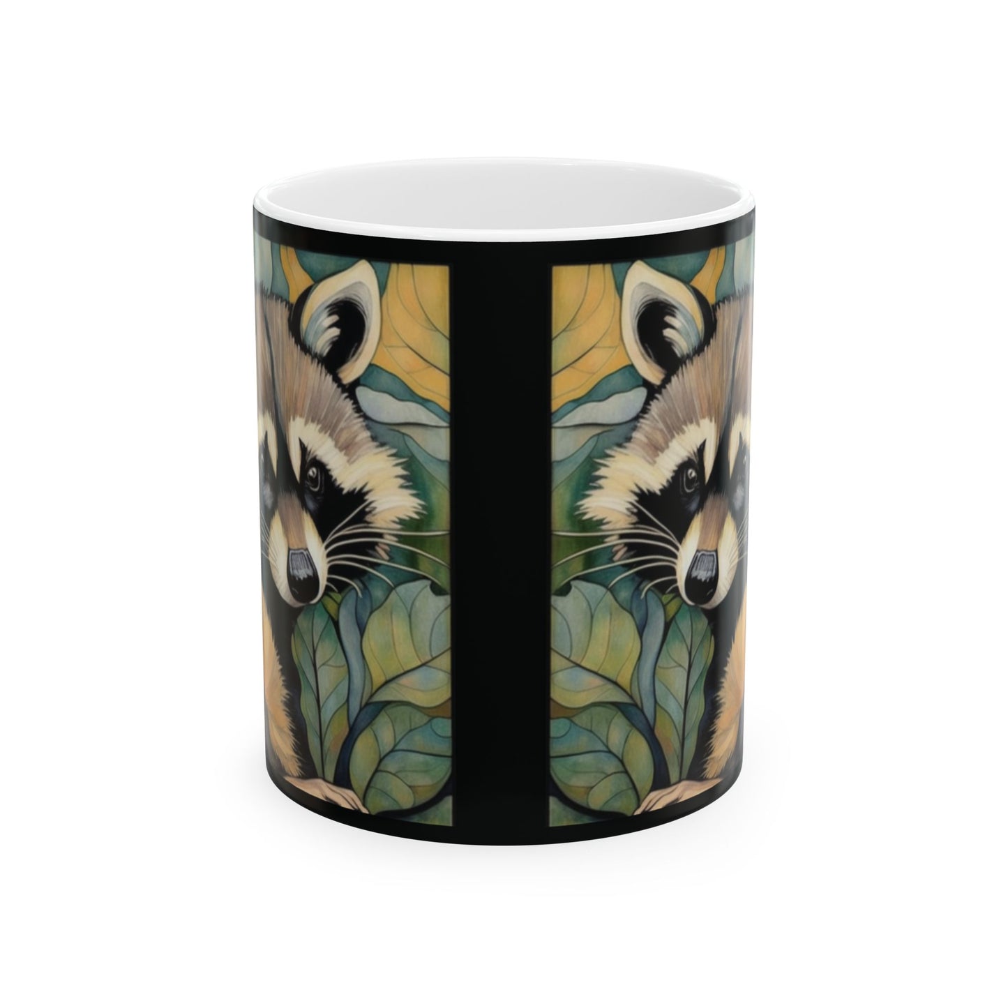 Raccoon Coffee Mug Tea Ceramic 11oz