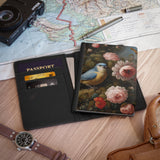 Bird And Flowers Passport Cover Travel ID Holder