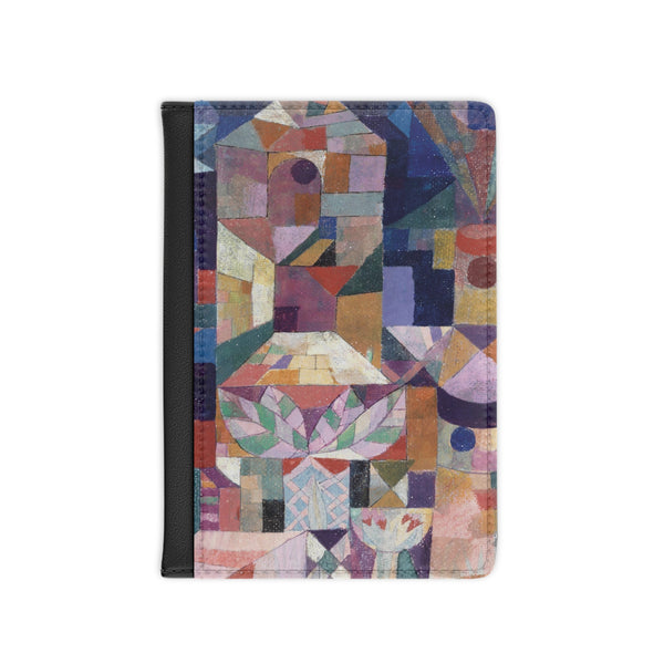 Abstract Art Passport Cover Travel ID Holder Paul Klee