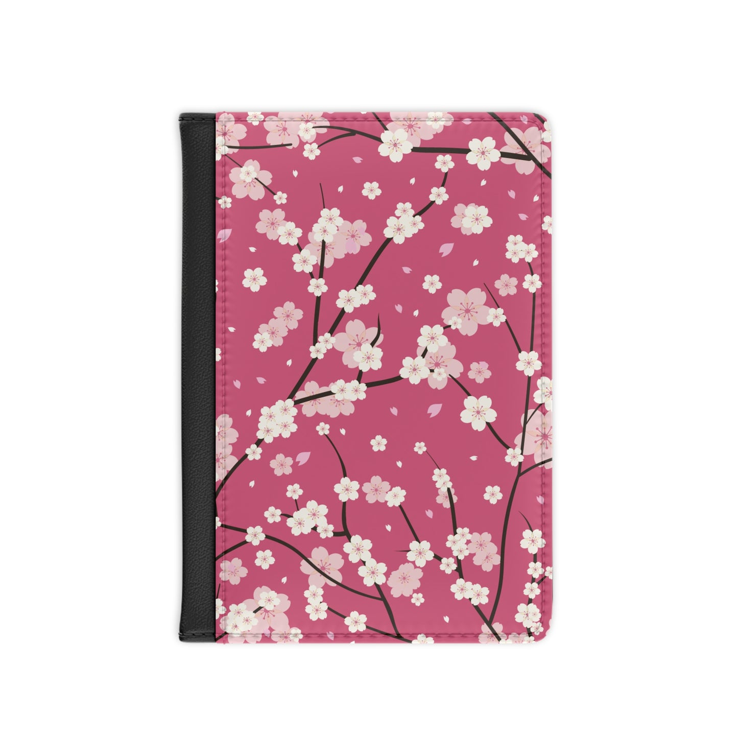 Cherry Blossoms Passport Cover Travel ID Holder Handbag & Wallet Accessories