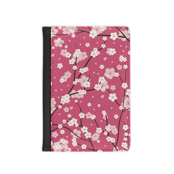 Cherry Blossoms Passport Cover Travel ID Holder