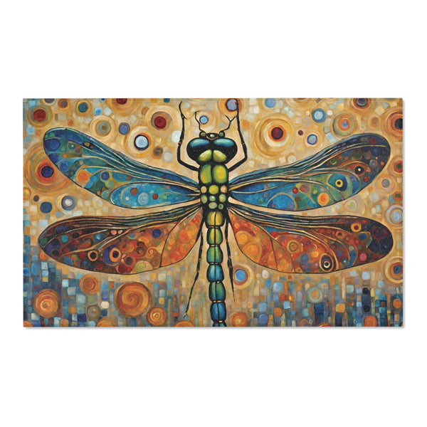 Dragonfly Art Area Rug 36x60 inches