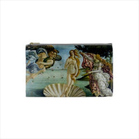 The Birth Of Venus Botticelli Art Cosmetic Trinket Zippered Pouch Bag