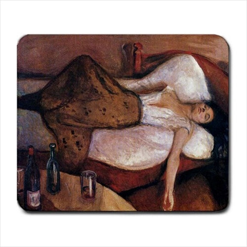 The Day After Edvard Munch Art Computer Mat Mouse Pad