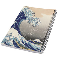 Great Wave Mount Fuji Hokusai Art 50 Page Lined Spiral Notebook