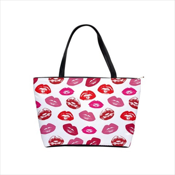 Lip Lipstick Kisses Art Pattern Shoulder Bag
