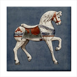 Carousel Horse Art Ceramic Tile