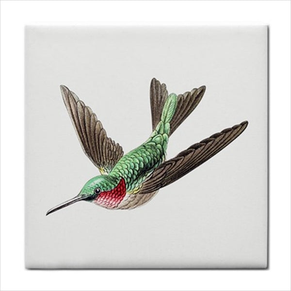 Hummingbird Ceramic Tile