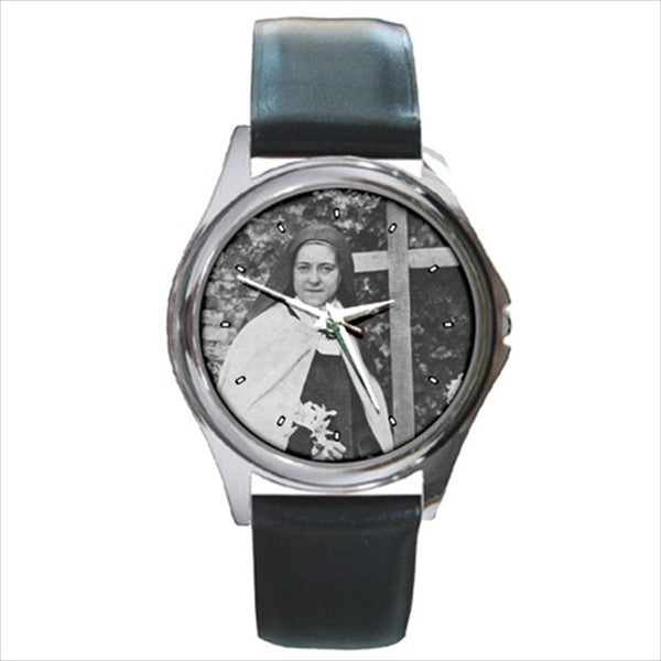 St Therese Of Lisieux Little Flower Photo Round Wristwatch Unisex Watch