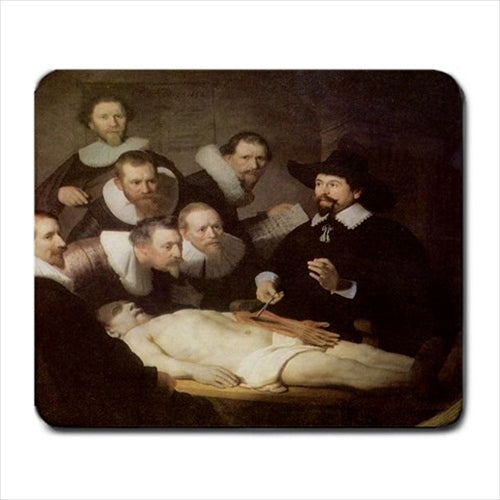 The Anatomy Lesson of Dr. Nicolaes Tulp Rembrandt Art Computer Mat Mouse Pad