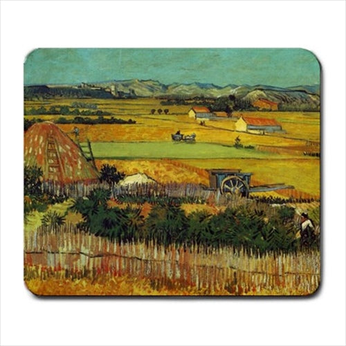 The Harvest Vincent Van Gogh Art Computer Mat Mouse Pad