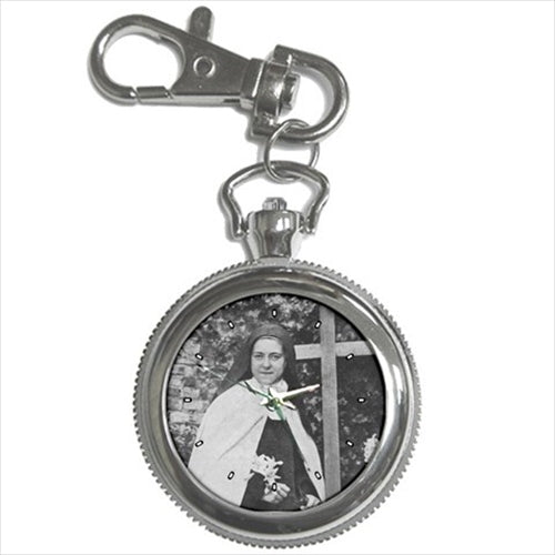 St Therese of Lisieux Patron Saint Key Chain Watch