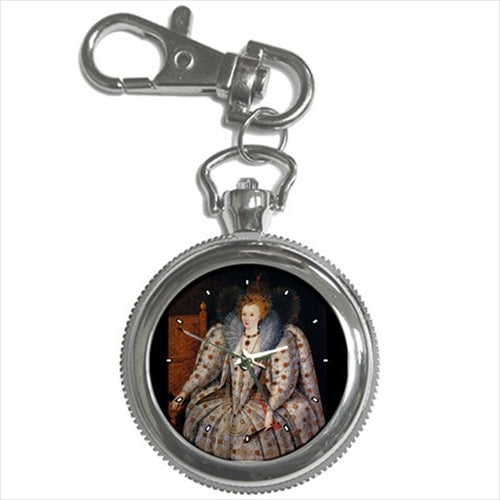 Portrait of Queen Elisabeth I Marcus Gheeraerts Art Key Chain Watch