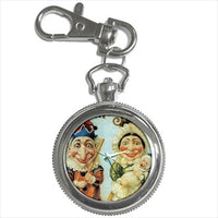 Punch And Judy Puppet Marionette Art Key Chain Watch