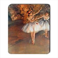Two Dancers On Stage Edgar Degas Art Computer Mat Mouse Pad