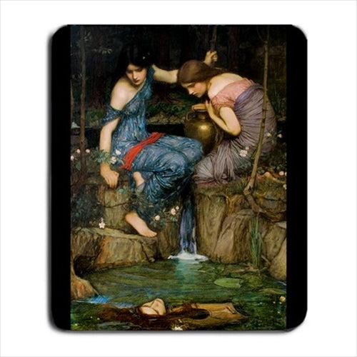 Nymphs Finding The Head Of Orpheus Waterhouse Art Computer Mat Mouse Pad