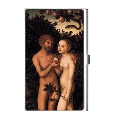 Adam and Eve Cranach Fine Art Business Credit Card Holder