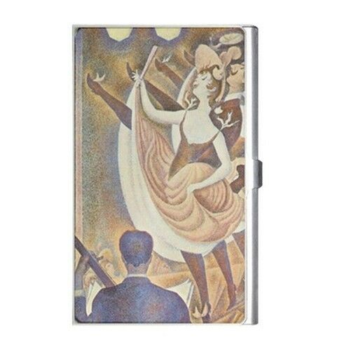 Can Can Dancers Seurat Art Business Credit Card Holder Case Business Card Holder