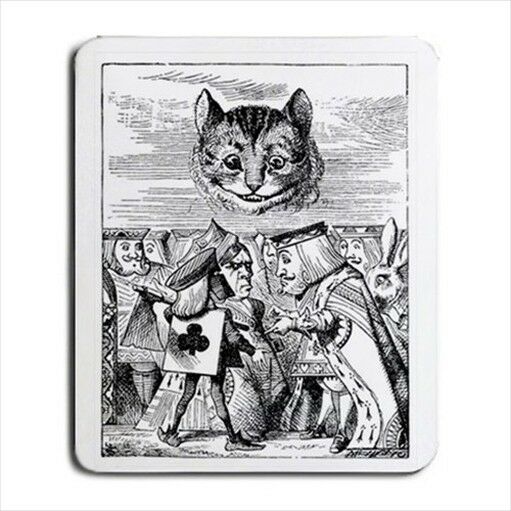 Alice In Wonderland Cheshire Cat Execution Computer Mouse Pad Mat