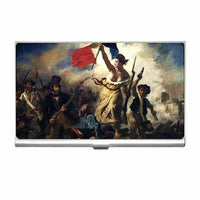 Liberty Leading The People Delacroix Art Business Credit Card Case Holder