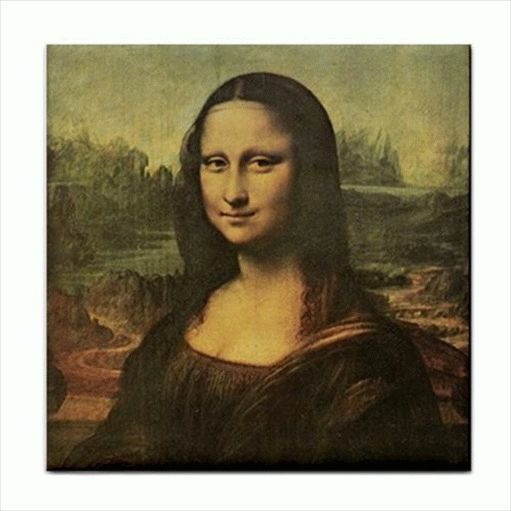 Mona Lisa Leonardo Da Vinci Art Ceramic Tile