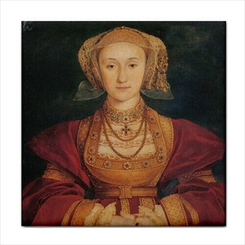 Queen Anne Of Cleves Henry V Wife Holbein Art Decorative Coaster Ceramic Tile Ceramic Tile