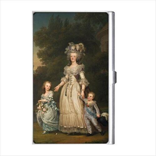 Queen Marie Antoinette Of France Children Wertmüller Art Business Card Holder Case
