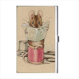 Tailor Mouse Beatrix Potter Art Business Credit Card Holder Case