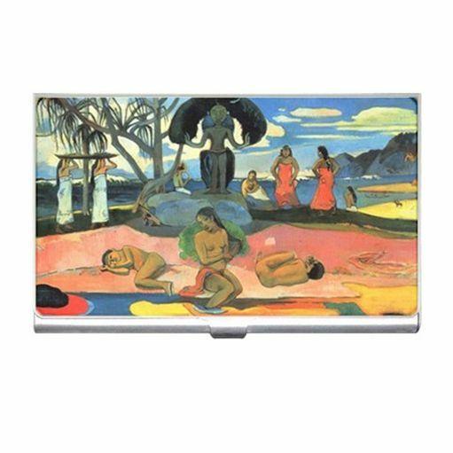 The Day Of The Gods Gauguin Art Business Credit Card Case Holder
