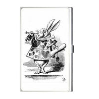 Alice In Wonderland White Rabbit Herald Business Credit Card Holder Case