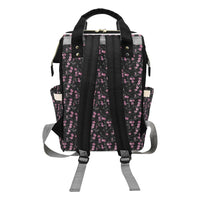 Diaper Bag Backpack Cherry Blossoms Sakura Pattern