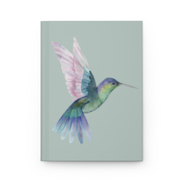 Hummingbird Art Hardcover Journal 150 Page Lined Notebook