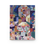 Paul Klee Burggarten Abstract Art Hardcover Journal 150 Page Lined Notebook