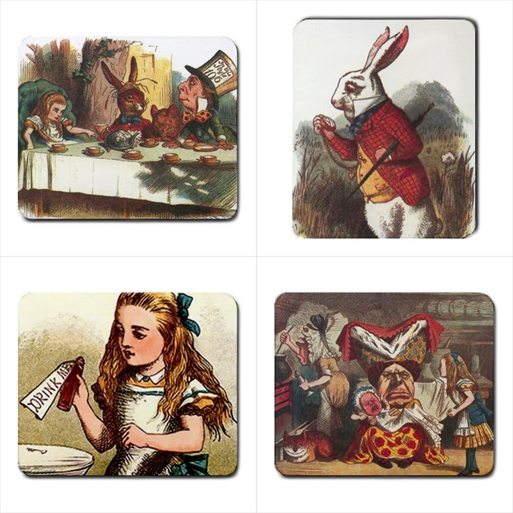 Alice In Wonderland Mouse Pads