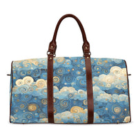 Blue Cloud Sky Travel Overnight Bag Carry On Water Resistant