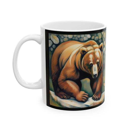 Bear Coffee Mug Tea Ceramic Cup 11oz