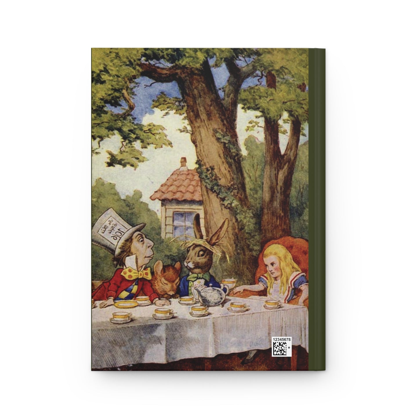 Mad Tea Party Hardcover Journal Alice In Wonderland Art Paper products