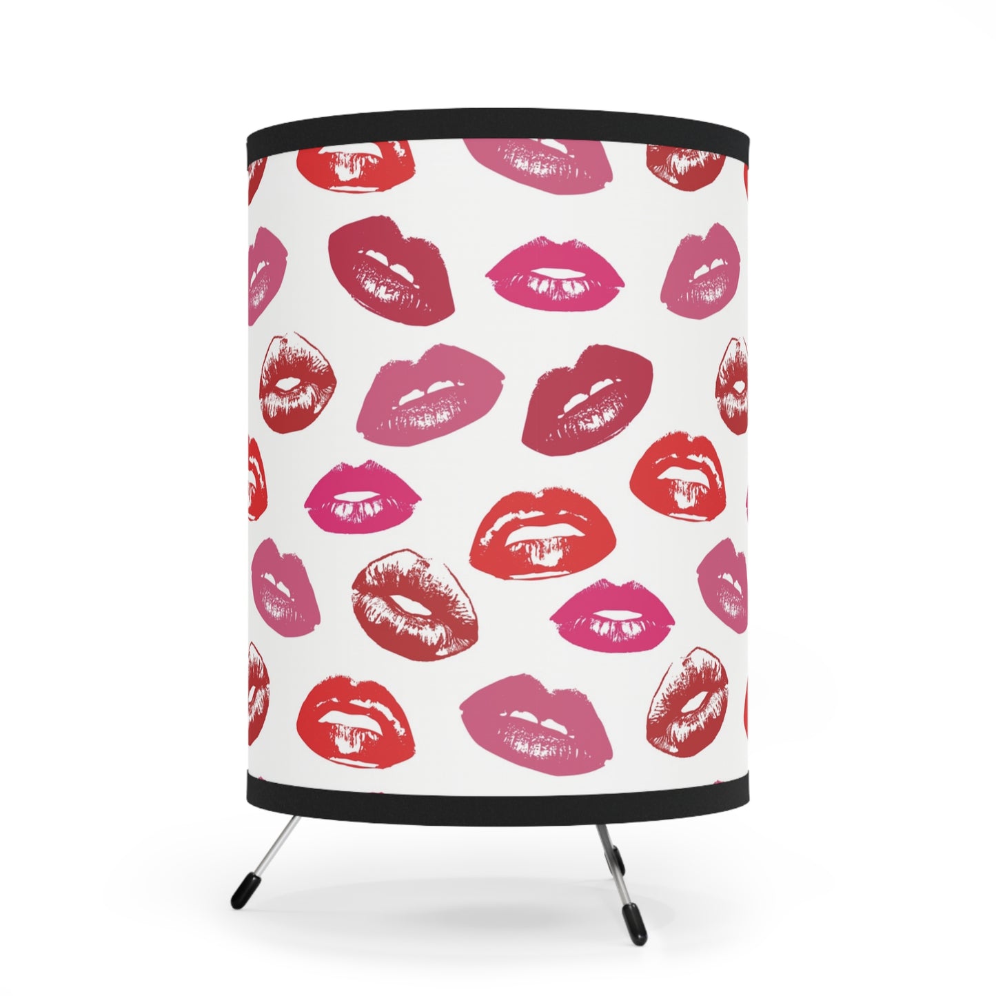 Lipstick Lips Tripod Table Lamp USCA Plug Home Decor