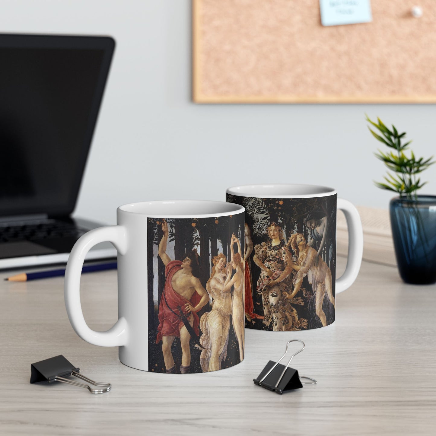 Primavera Three Graces Botticelli Art Ceramic Coffee Mug 11oz Mug