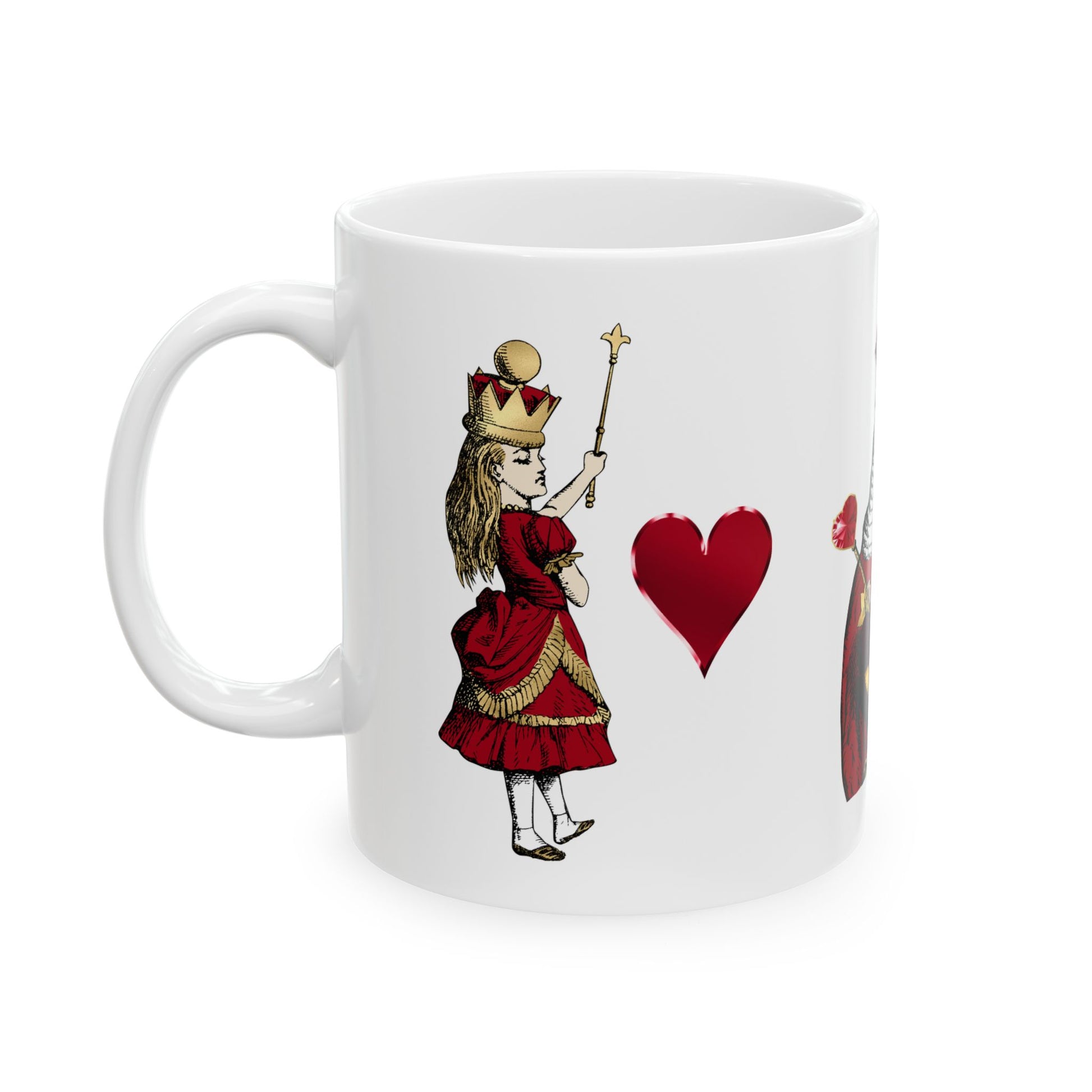 King Of Hearts Ceramic Coffee Mug 11oz Alice In Wonderland Art Mug